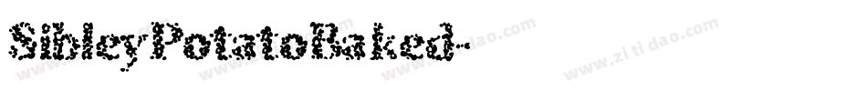 SibleyPotatoBaked字体转换