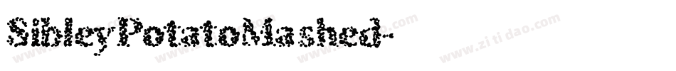 SibleyPotatoMashed字体转换