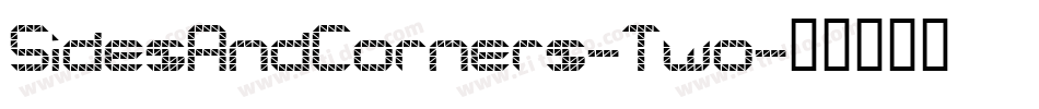 SidesAndCorners-Two字体转换