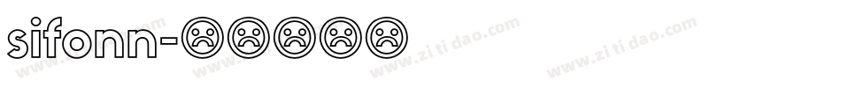 sifonn字体转换