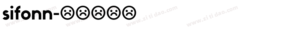 sifonn字体转换