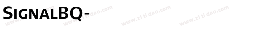 SignalBQ字体转换