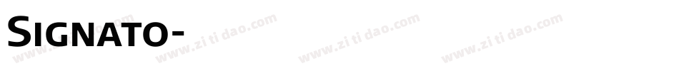 Signato字体转换