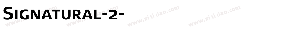 Signatural-2字体转换
