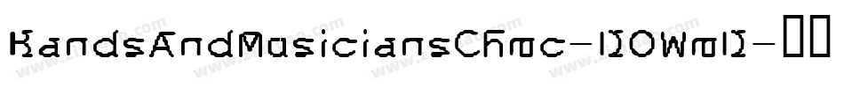 BandsAndMusiciansChmc-DOWmD字体转换