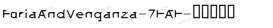 FuriaAndVenganza-7EAE字体转换