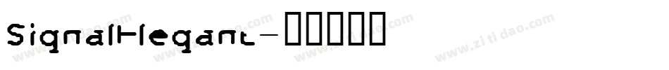 SignalElegant字体转换