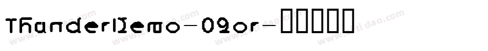 ThunderDemo-09or字体转换
