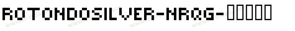 RotondoSilver-nRqg字体转换
