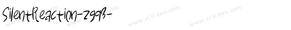 SilentReaction-zgq3字体转换