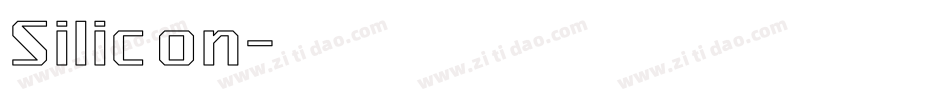 Silicon字体转换
