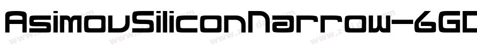 AsimovSiliconNarrow-6GDv字体转换