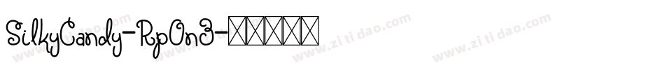 SilkyCandy-Rp0n3字体转换
