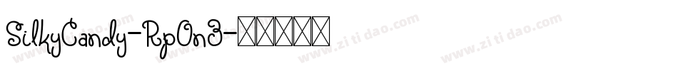 SilkyCandy-Rp0n3字体转换