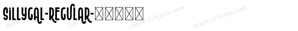 SillyGal-Regular字体转换
