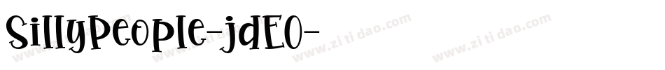 SillyPeople-jdE0字体转换