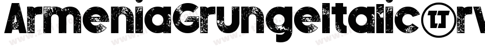 ArmeniaGrungeItalic-rwqx字体转换