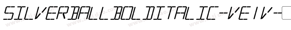 SilverballBoldItalic-Ve1V字体转换 SilverballBoldItalic-Ve1V字体转换