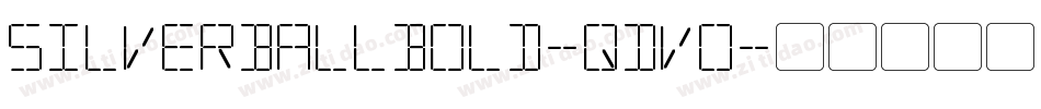 SilverballBold-qDV0字体转换