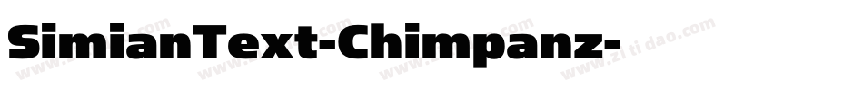 SimianText-Chimpanz字体转换