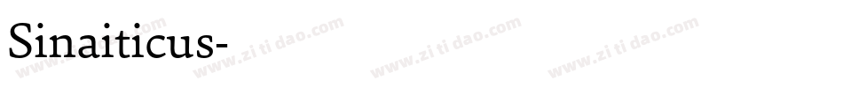 Sinaiticus字体转换