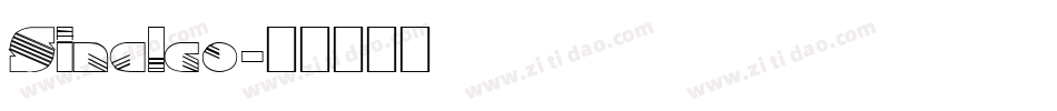 Sinalco字体转换