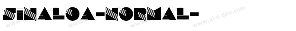 Sinaloa-Normal字体转换
