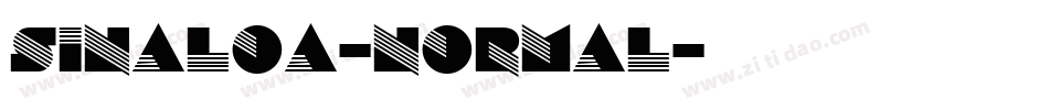 Sinaloa-Normal字体转换