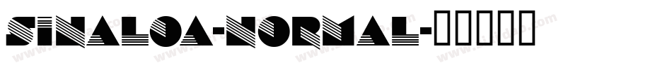 Sinaloa-Normal字体转换