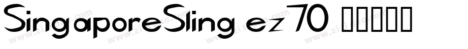 SingaporeSling-ez7O字体转换