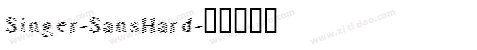 Singer-SansHard字体转换