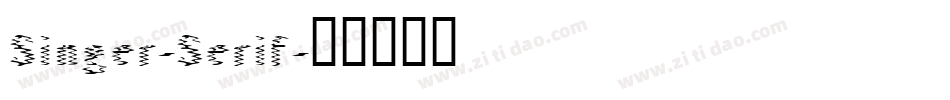 Singer-Serif字体转换