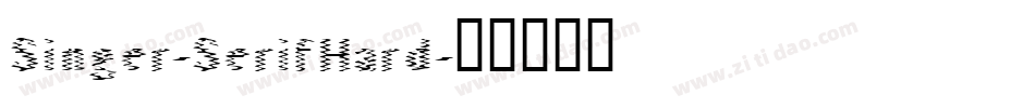 Singer-SerifHard字体转换