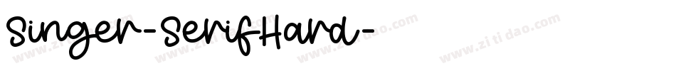 Singer-SerifHard字体转换