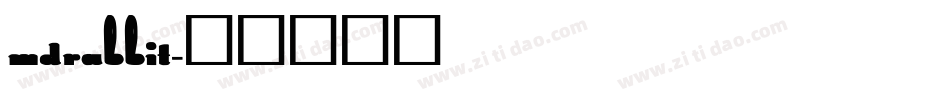 MDRABBIT字体转换