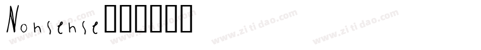 Nonsense字体转换