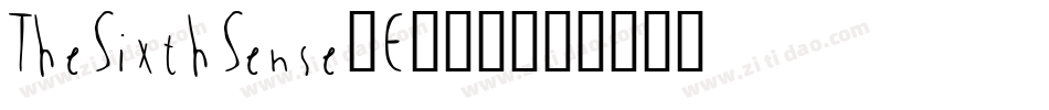 TheSixthSense-E438字体转换