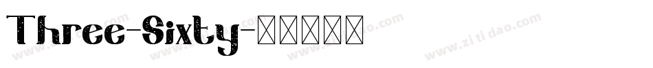 Three-Sixty字体转换