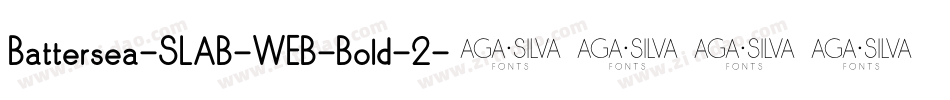 Battersea-SLAB-WEB-Bold-2字体转换