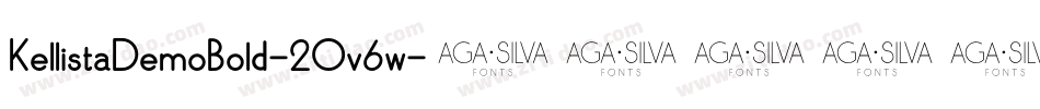 KellistaDemoBold-2Ov6w字体转换