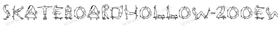 SkateboardHollow-2OOew字体转换