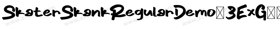 SkaterSkankRegularDemo-3ExG字体转换