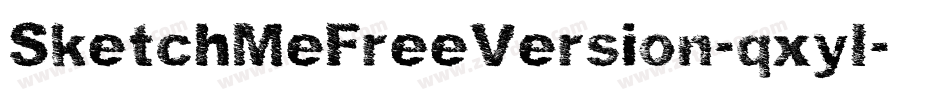 SketchMeFreeVersion-qxyl字体转换