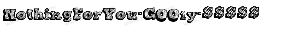 NothingForYou-GOO1y字体转换