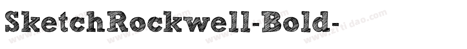 SketchRockwell-Bold字体转换