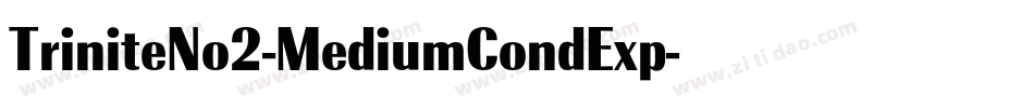 TriniteNo2-MediumCondExp字体转换