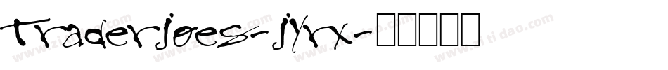 TraderJoes-JYrx字体转换