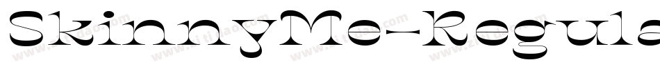 SkinnyMe-Regular字体转换