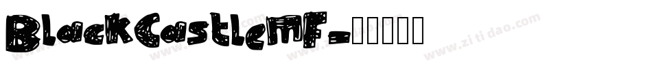 BlackCastleMF字体转换