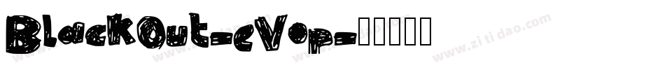 BlackOut-eVop字体转换